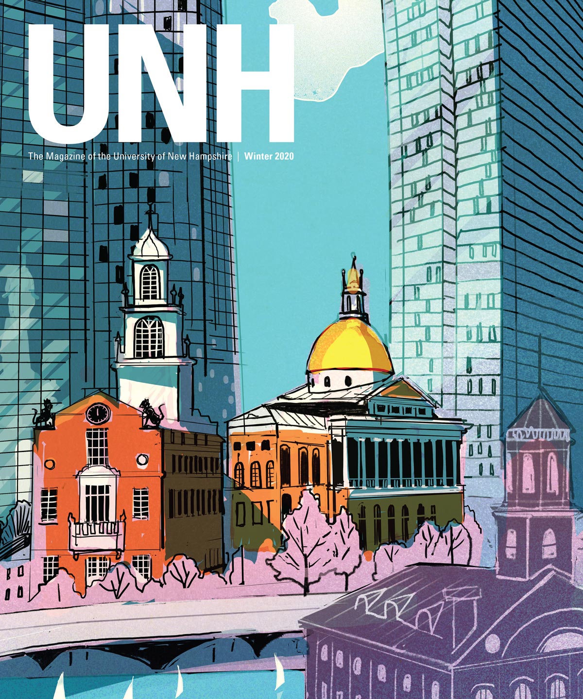 UNH Magazine Winter 2020 Cover