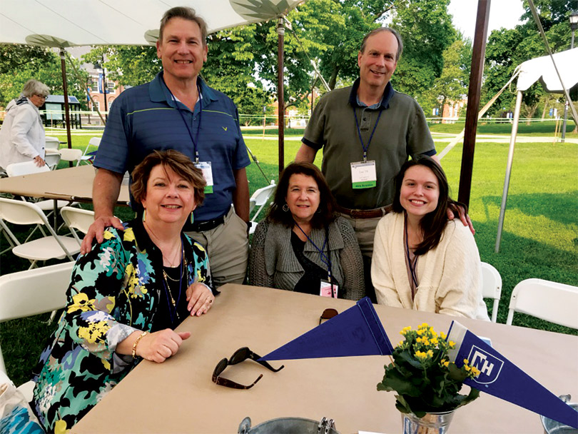 Mike and Jeanne Marie Vayda met up with Sue Everett and Leon Lapierre during Reunion Weekend 2019