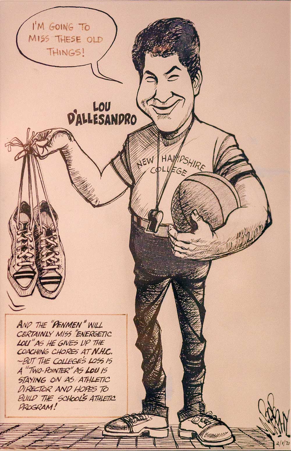 Lou D'Allesandro Sports Illustration