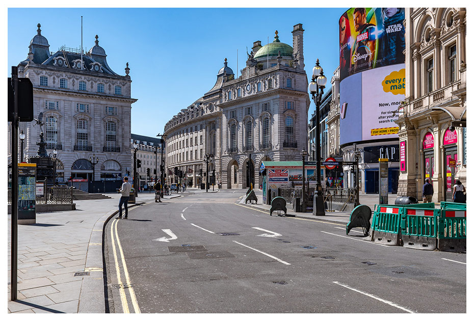 major road junction in London’s West End