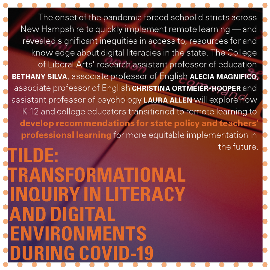 Tilde: Transformational Inquiry in Literacy and Digital Environments During COVID-19