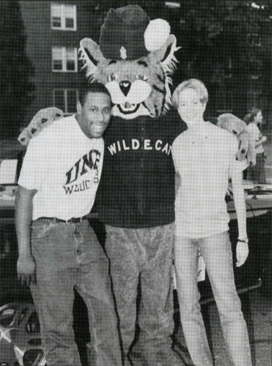 Tito Jackson ’99 as UNH student body president during the 1997-98 school year