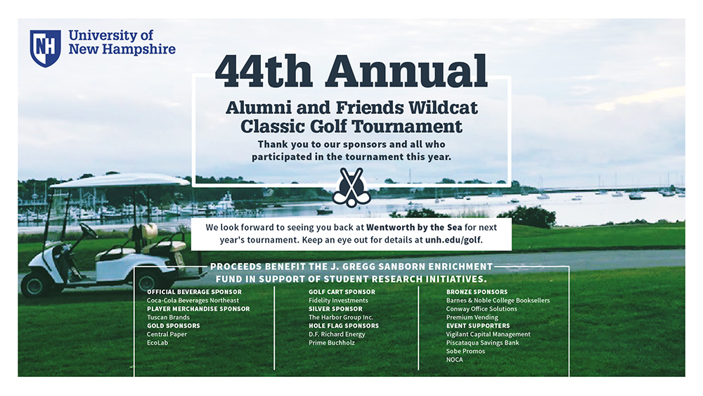 Alumni Relations Golf Tournament advertisement