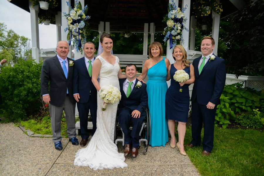 Scott family during wedding