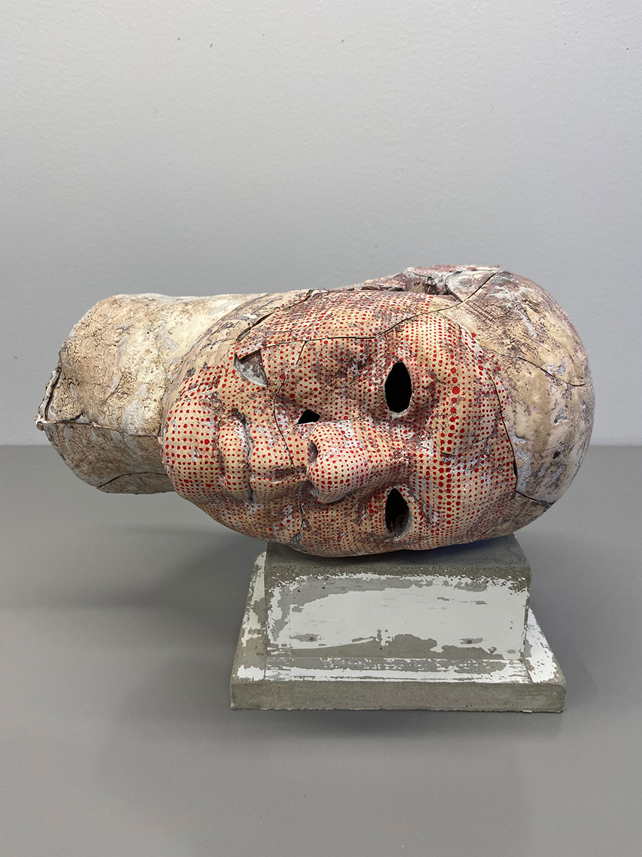 head sculpture by Ben Cariens