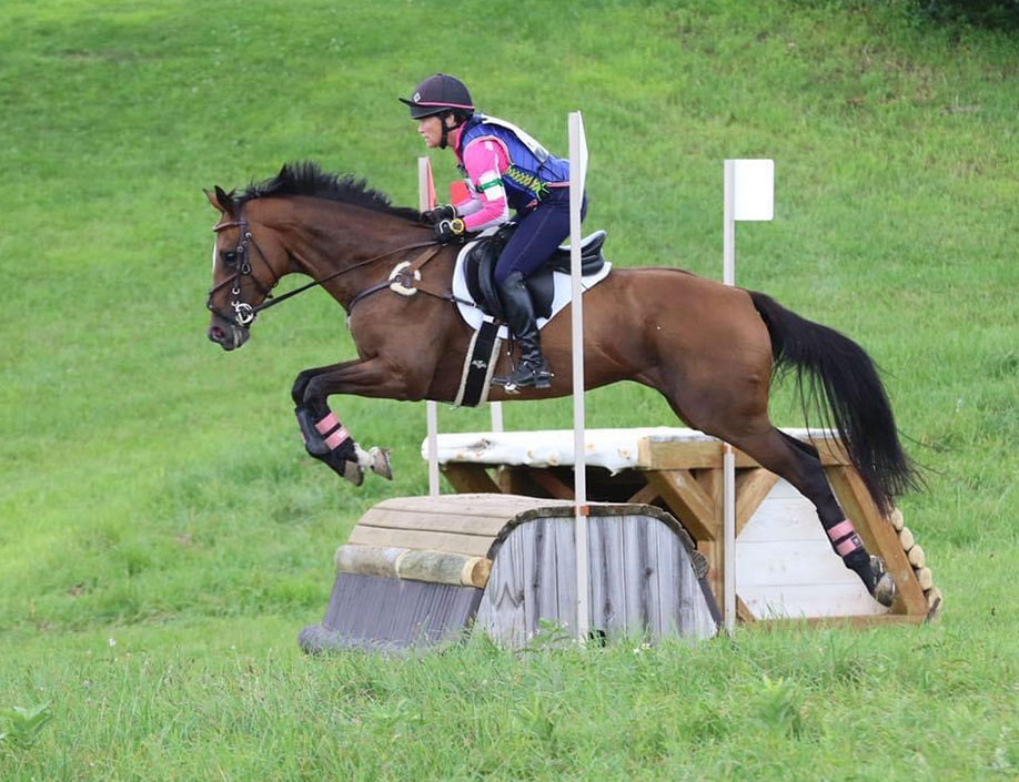 Julie Walden Howard jumping her mare