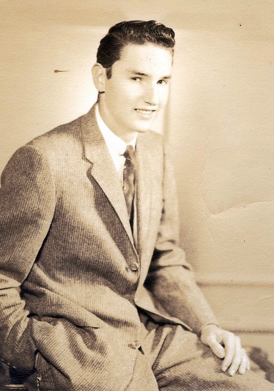 Allen Hutchins as a young man