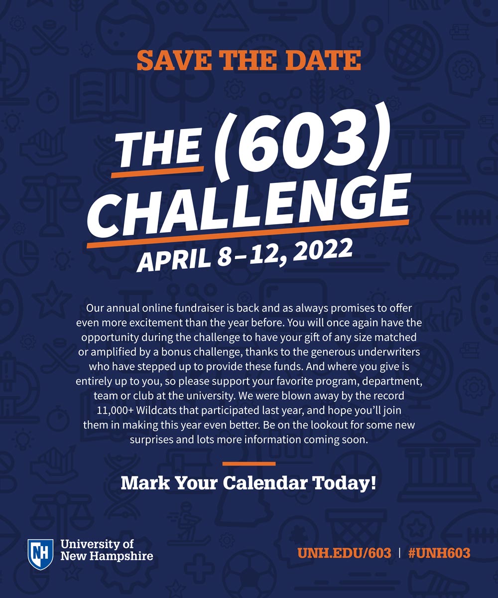 UNH The 603 Challenge Advertisement