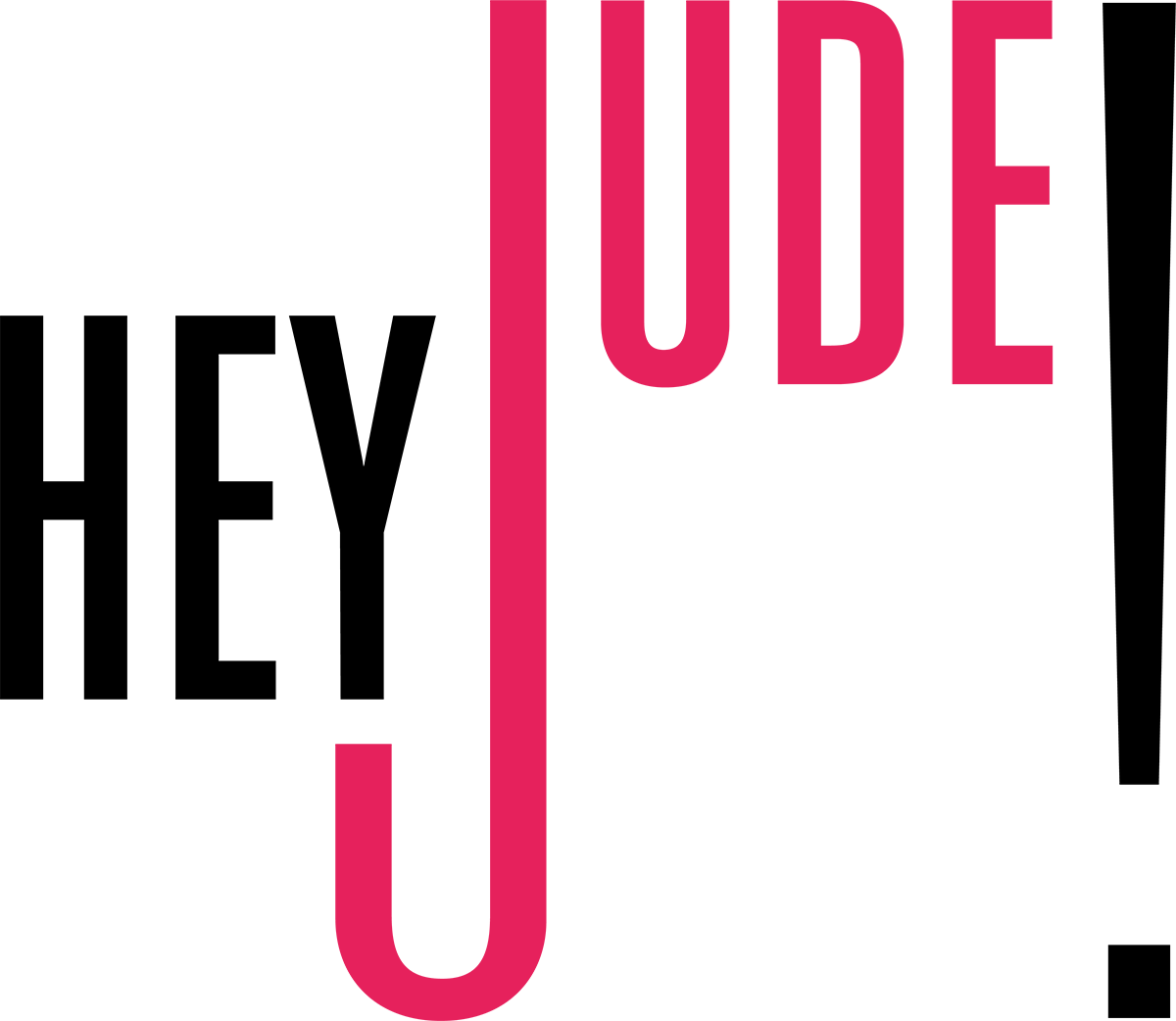 Hey Jude! typography