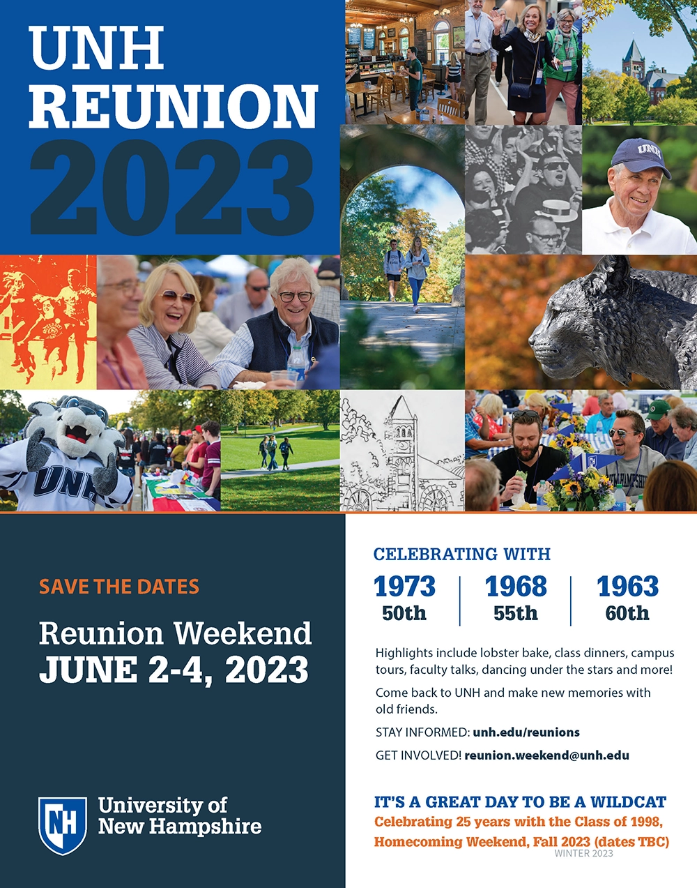 UNH Reunion 2023 Advertisement