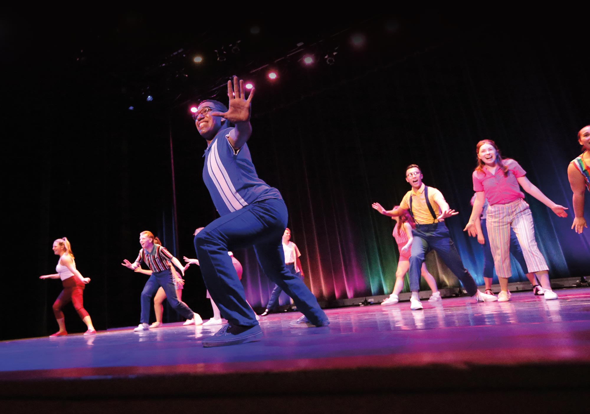 Students from music, theatre and dance program showcased their talents with a performance for the public at the Music Hall in Portsmouth