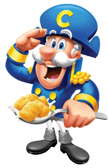 Illustration of the captain crunch character