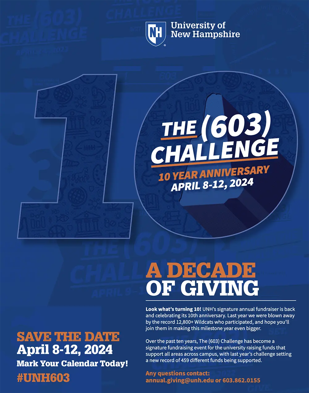 UNH The (603) Challenge Advertisement