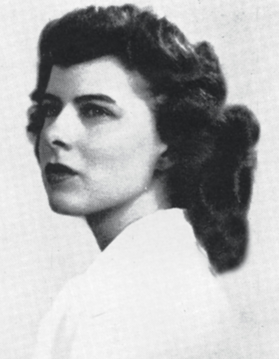 Shirley Newcomer Wagner from her UNH Granite yearbook photo