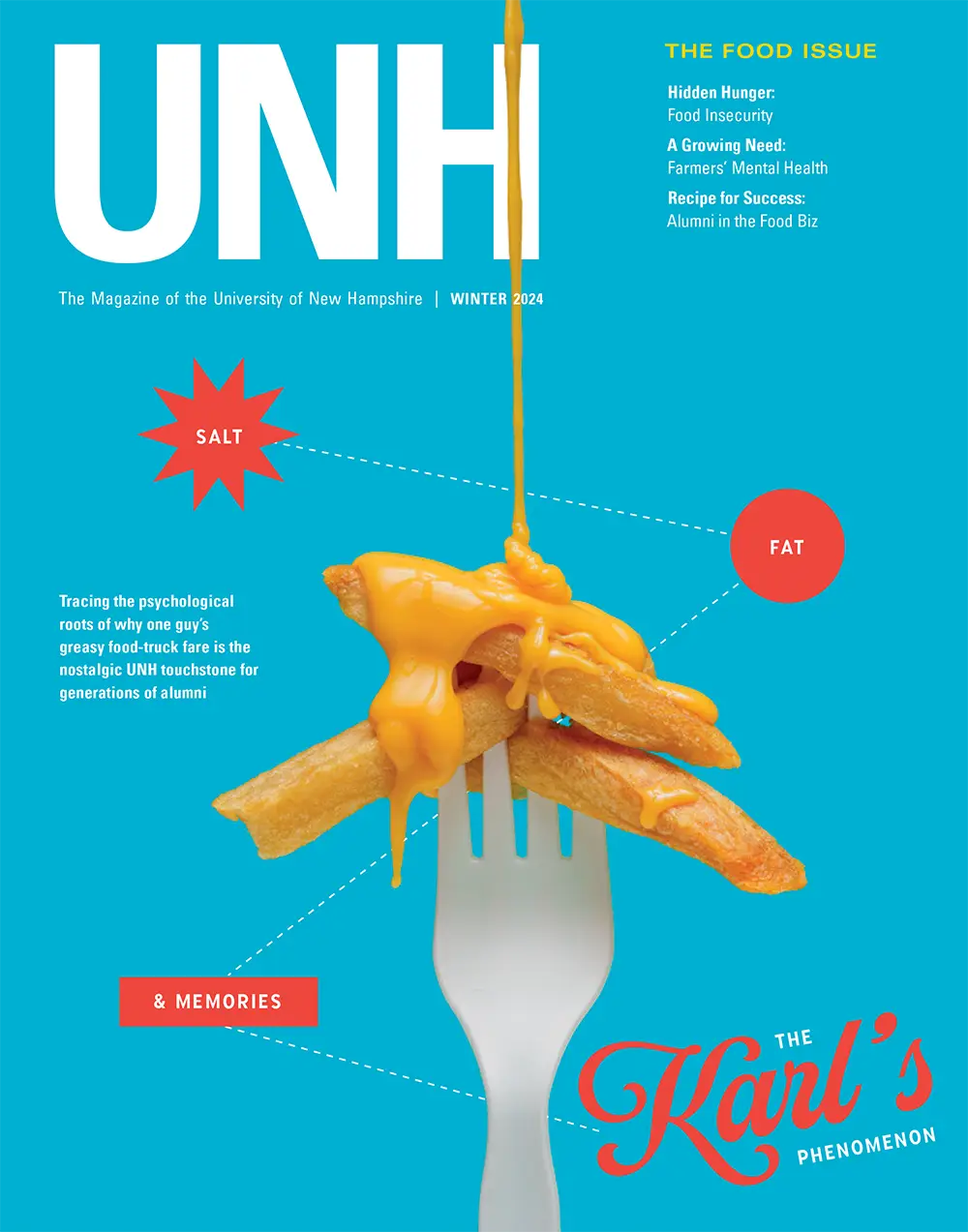UNH Magazine Winter 2024 cover