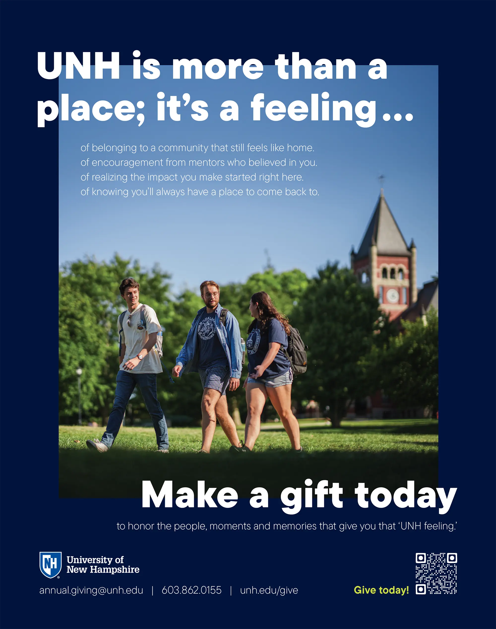University of New Hampshire Annual Giving Advertisement