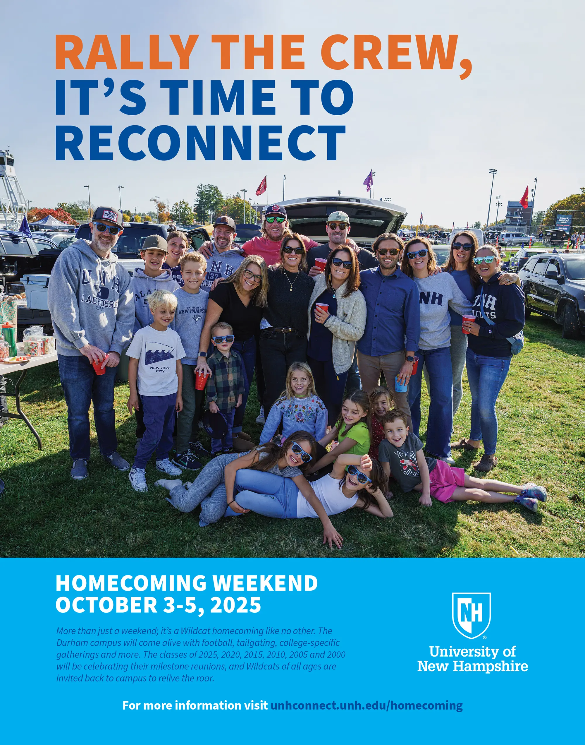 University of New Hampshire Homecoming Weekend Advertisement