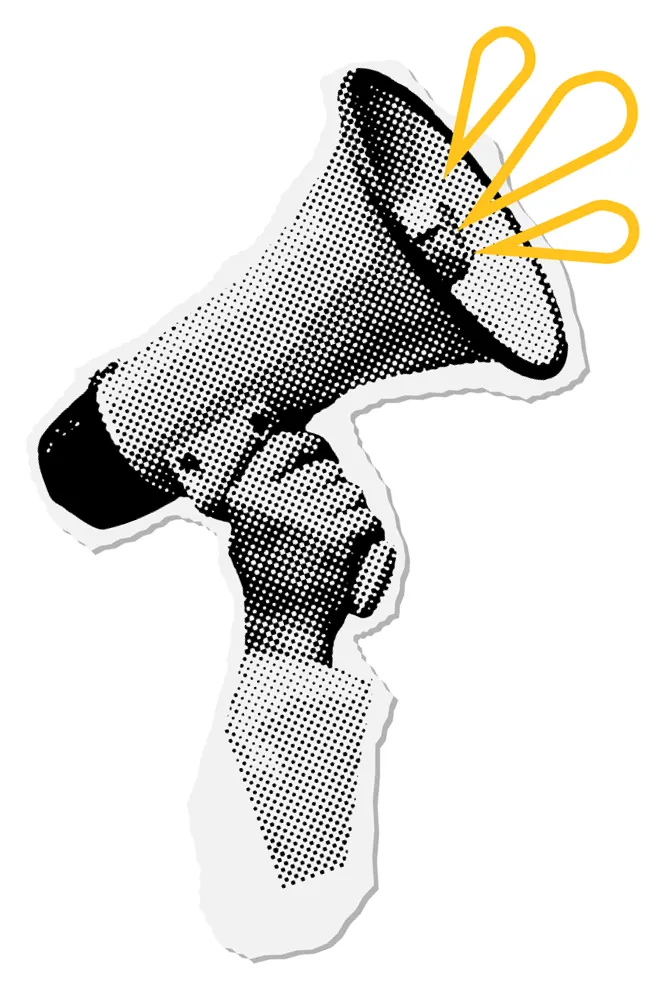 megaphone illustration
