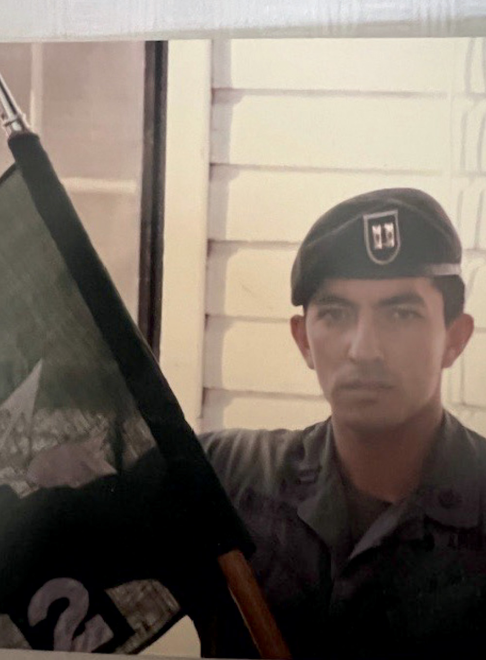 Leon Bickford ’80 as young Green Beret