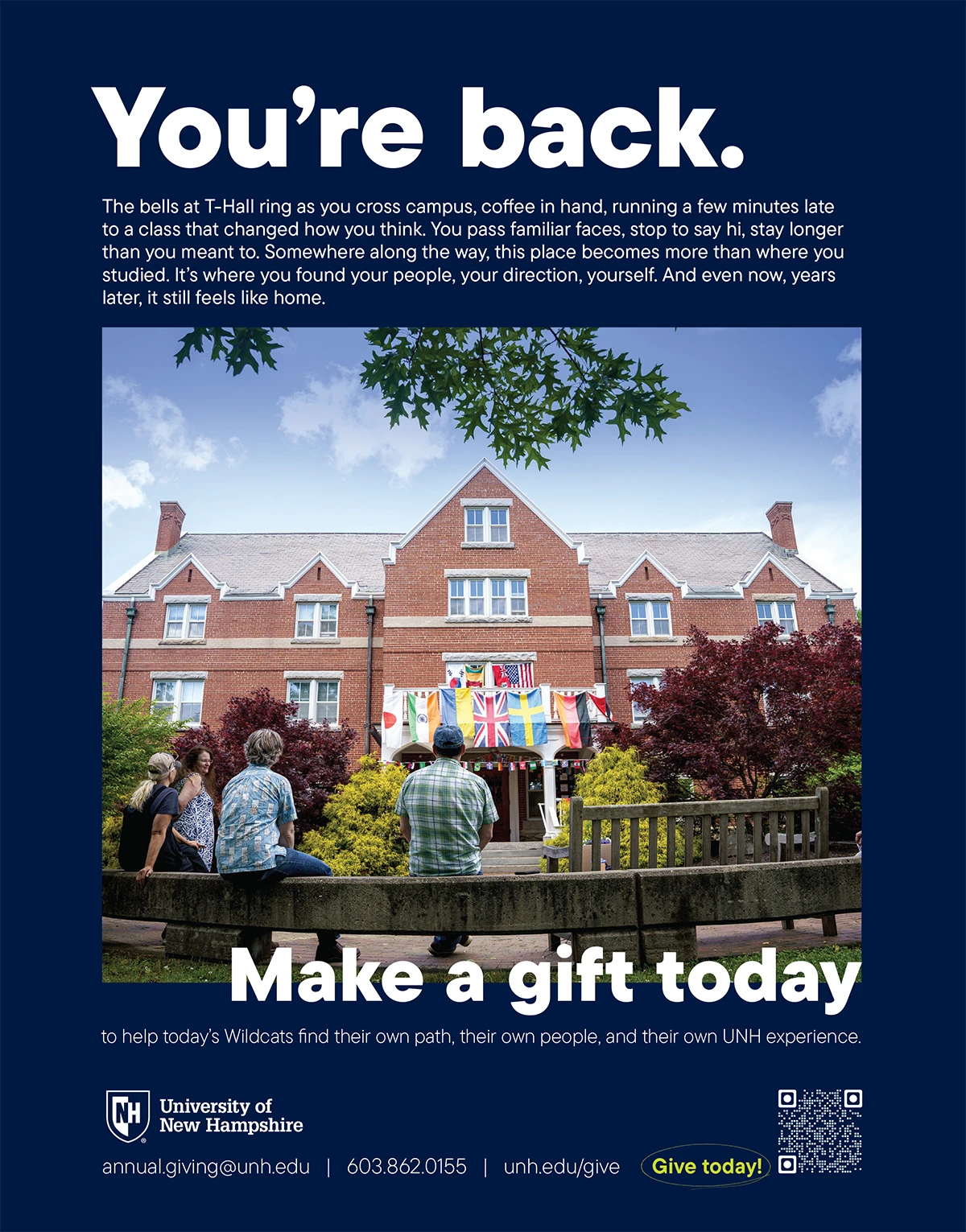 UNH Make a Gift Advertisement