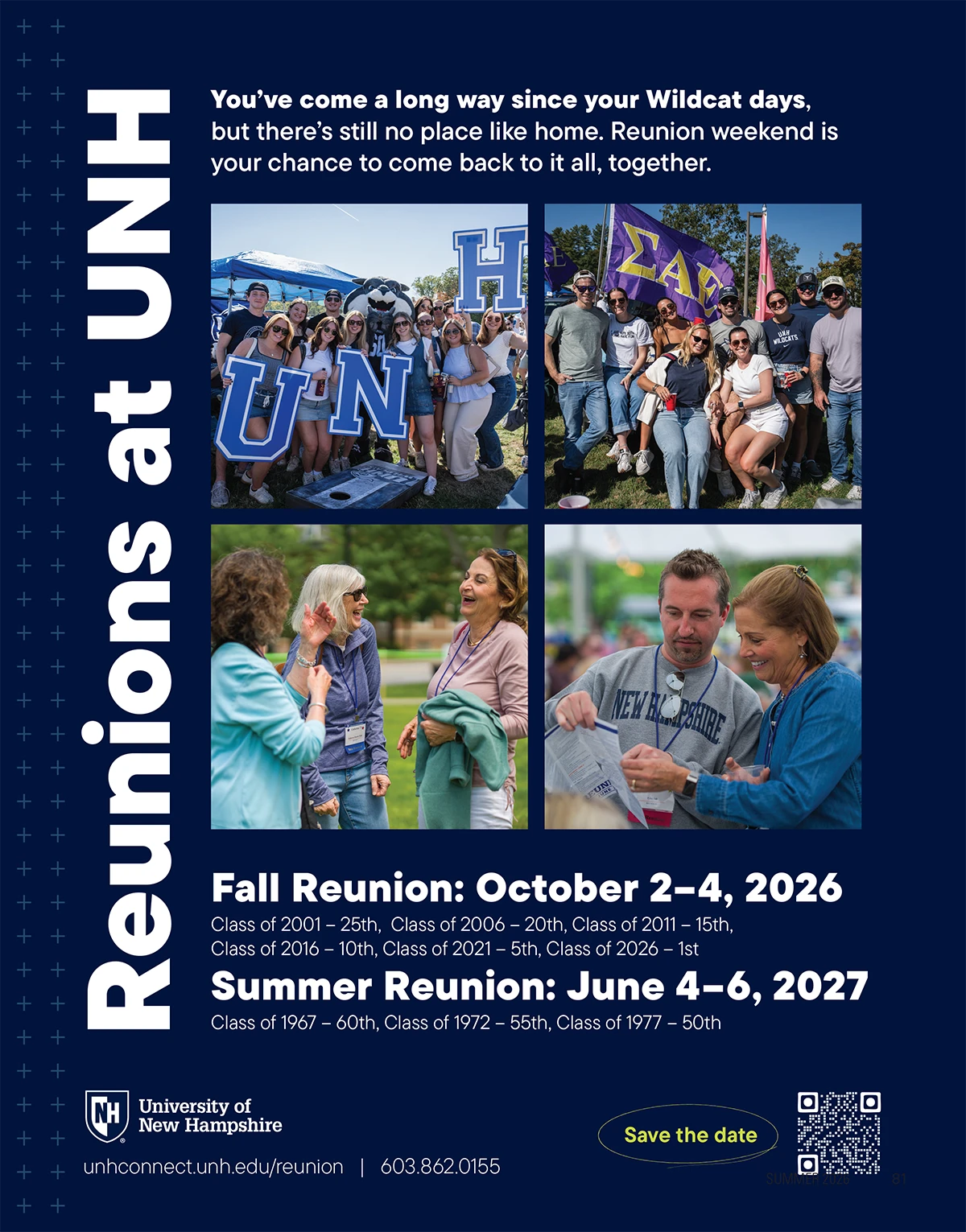 UNH Reunions Advertisement